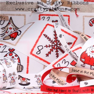 Christmas Doodle - WANT IT ALL with Advent Ribbons